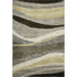 9' X 12' Taupe Beige And Ivory Abstract Washable Area Rug With UV Protection