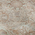 5' X 8' Coral Ivory And Rust Damask Washable Area Rug With UV Protection