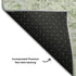 8' X 10' Mint Green Gray And Ivory Damask Washable Area Rug With UV Protection