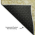 9' X 12' Gold And Beige Medallion Washable Area Rug With UV Protection