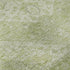 8' Sage And Beige Medallion Washable Round Rug With UV Protection