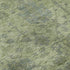 8' Artichoke Green And Gray Damask Washable Round Rug With UV Protection