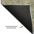 9' X 12' Beige And Gray Damask Washable Area Rug With UV Protection