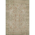 8' X 10' Beige And Coral Oriental Washable Area Rug With UV Protection