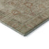 8' X 10' Beige And Coral Oriental Washable Area Rug With UV Protection