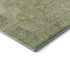 5' X 8' Sage Gray And Gold Oriental Washable Area Rug With UV Protection
