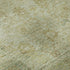 5' X 8' Sage Gray And Gold Oriental Washable Area Rug With UV Protection