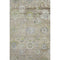 5' X 8' Beige Green And Blue Floral Washable Area Rug With UV Protection