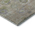 8' X 10' Beige Green And Blue Floral Washable Area Rug With UV Protection