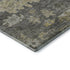 5' X 8' Gray Gold And Beige Floral Washable Area Rug With UV Protection