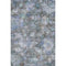 8' X 10' Blue Ivory And Taupe Abstract Geometric Washable Area Rug With UV Protection