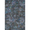 8' X 10' Teal And Charcoal Abstract Geometric Washable Area Rug With UV Protection