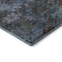 8' X 10' Teal And Charcoal Abstract Geometric Washable Area Rug With UV Protection