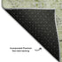 8' X 10' Artichoke Green Gray And Silver Damask Washable Area Rug With UV Protection