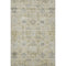 5' X 8' Beige Gray And Brown Damask Washable Area Rug With UV Protection