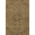 5' X 8' Brown And Coffee Medallion Washable Area Rug With UV Protection
