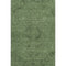 5' X 8' Fern Green And Emerald Medallion Washable Area Rug With UV Protection