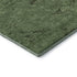 5' X 8' Fern Green And Emerald Medallion Washable Area Rug With UV Protection