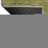 8' Olive Green And Gray Medallion Washable Round Rug With UV Protection