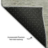 8' X 10' Pewter And Silver Medallion Washable Area Rug With UV Protection