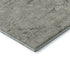 8' X 10' Pewter And Silver Medallion Washable Area Rug With UV Protection