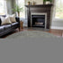 8' Sage And Beige Medallion Washable Round Rug With UV Protection