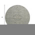 8' Sage And Beige Medallion Washable Round Rug With UV Protection