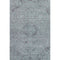 8' X 10' Teal And Gray Medallion Washable Area Rug With UV Protection