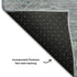8' X 10' Teal And Gray Medallion Washable Area Rug With UV Protection