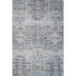 5' X 8' Taupe Blue And Gray Abstract Washable Area Rug With UV Protection