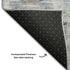 5' X 8' Taupe Blue And Gray Abstract Washable Area Rug With UV Protection