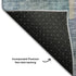 8' X 10' Blue Gold And Purple Abstract Washable Area Rug With UV Protection
