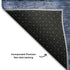 8' X 10' Blue Purple And Gold Geometric Washable Area Rug With UV Protection