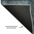 8' X 10' Teal Gray And Silver Geometric Washable Area Rug With UV Protection
