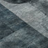 8' X 10' Teal Gray And Silver Geometric Washable Area Rug With UV Protection