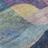 5' X 8' Blue Orange Pink And Purple Abstract Geometric Washable Area Rug With UV Protection