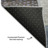 9' X 12' Blue Gray And Silver Geometric Washable Area Rug With UV Protection