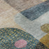 5' X 8' Green Teal Orange And Purple Geometric Washable Area Rug With UV Protection
