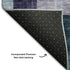 5' X 8' Blue Gold And Purple Abstract Geometric Washable Area Rug With UV Protection