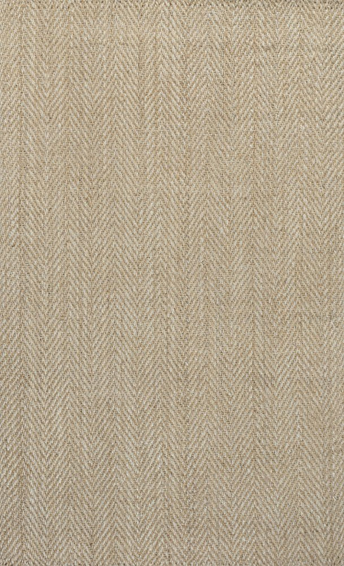 5' X 8' Ivory Jute Handmade Area Rug