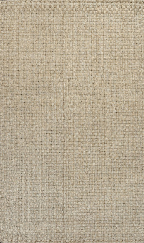 8' X 10' Ivory Jute Handmade Area Rug