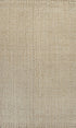 8' X 10' Ivory Jute Handmade Area Rug