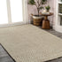 8' X 10' Ivory Jute Handmade Area Rug