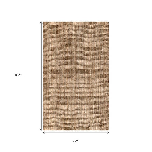 6' X 9' Natural Jute Handmade Area Rug