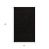 5' X 8' Black Jute Handmade Area Rug