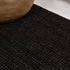 8' X 10' Black Jute Handmade Area Rug