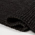 8' X 10' Black Jute Handmade Area Rug