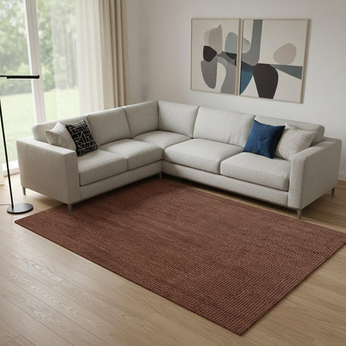 8' X 10' Jute Handmade Area Rug