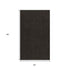 5' X 8' Brown Jute Handmade Area Rug