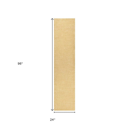 8' Mustard Runner Rug
